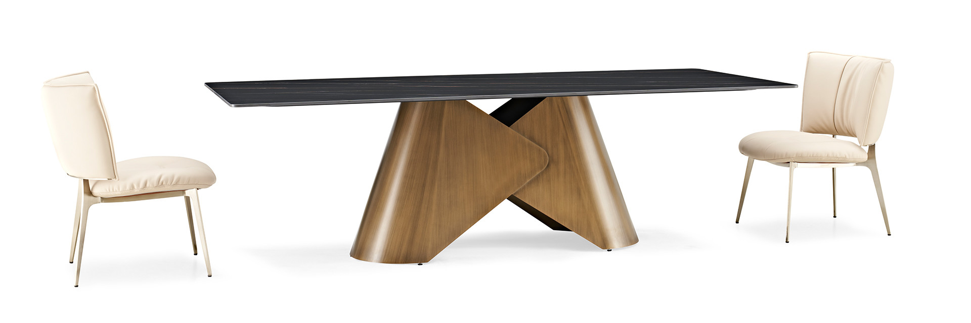 गुणवत्ता सिरेमिक संगमरमर के ऊपर भोजन की मेज फैक्टरी